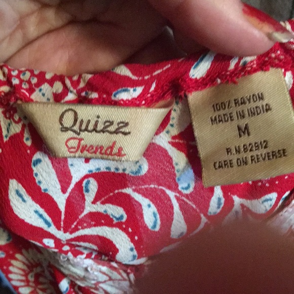 Strappy red and sequined camisole top - Picture 6 of 6